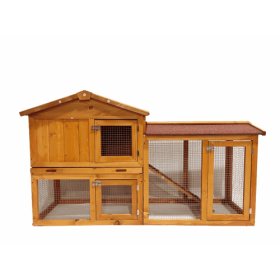 Wearable Powerful Playground Chicken Coop (Option: Wood Color)